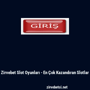 Zirvebet Slot Oyunları - En Çok Kazandıran Slotlar